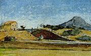 Paul Cezanne Der Bahndurchstich Germany oil painting artist